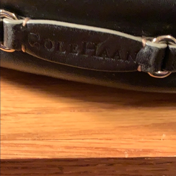 Cole Haan Black Leather Chain Purse - Picture 7 of 7
